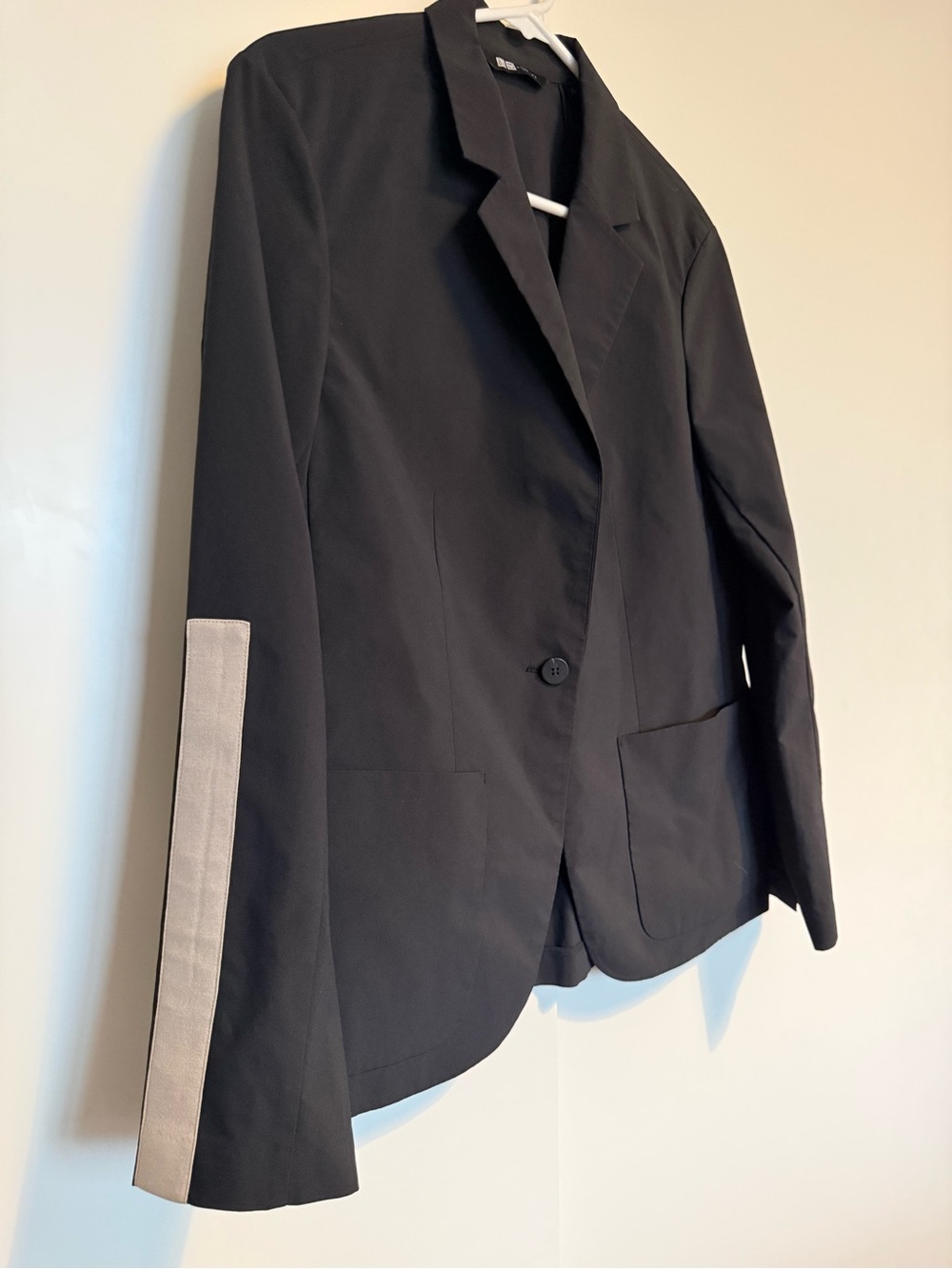 Uniqlo x Theory Asymmetric Blazer, Size: L, Color: Black, Worn Once